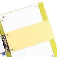 Scheidingsstrook Oxford smal 240x105mm 190gr geel-3