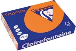 Clairefontaine gekleurd papier Trophée Pastel A4 120 g 250 vel oranje