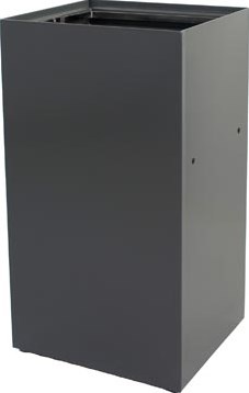 V-part modulaire afvalbak 90 l, grijs