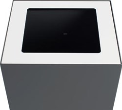 V-Part top voor modulaire afvalbak 85 l en 90 l, wit