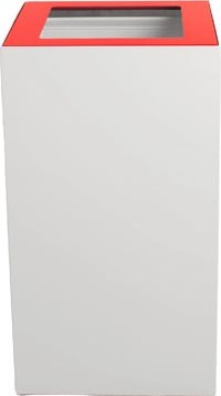 V-Part top voor modulaire afvalbak 85 l en 90 l, rood-3