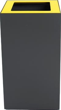 V-Part top voor modulaire afvalbak 85 l en 90 l, geel-2