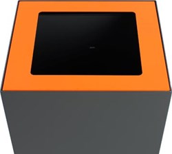 V-Part top voor modulaire afvalbak 85 l en 90 l, oranje