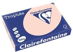 Clairefontaine gekleurd papier Trophée Pastel A4 120 g 250 vel zalm