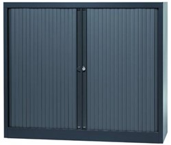 Bisley roldeurkast antracietkleurig 103 x 120 x 43 cm h x b x d