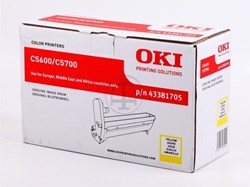 OKI DRUM 43381705 C5600 / C5700 geel 20,000 pag.