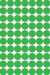 Agipa ronde etiketten 19mm groen