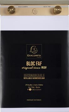 Exacompta schrijfblok FAF N°3 blanco 18,5 x 11,5 cm-2