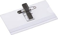Badge Opus 2 met clip en speld 75x40mm