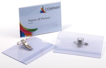 Badge 60x90mm met clip en speld Opus 2-2