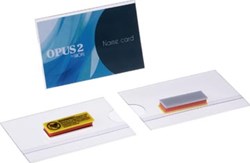 Badge Opus 2 magnetisch 90x54mm