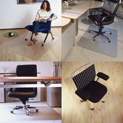 Vloerbeschermer 120x150cm voor harde vloer