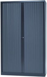 Bisley roldeurkast antracietkleurig 198 x 120 x 43 cm h x b x d