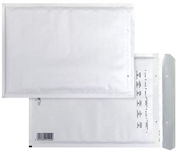 Bong luchtkussenenveloppen 230 x 340 mm met stripsluiting wit doos van 100 stuks