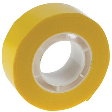 Plakband geel 19mm x 33m