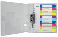 Leitz tabbladen A4 extra breed print Wow met genummerd tabs van 1-10-3