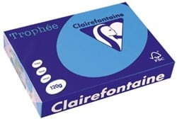 Clairefontaine Trophée Intens gekleurd papier A4 120 g 250 vel koningsblauw