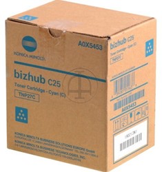 A0X5453 KON BIZHUB C25 TON CYA 4500pages/5%cov TNP27C cyan