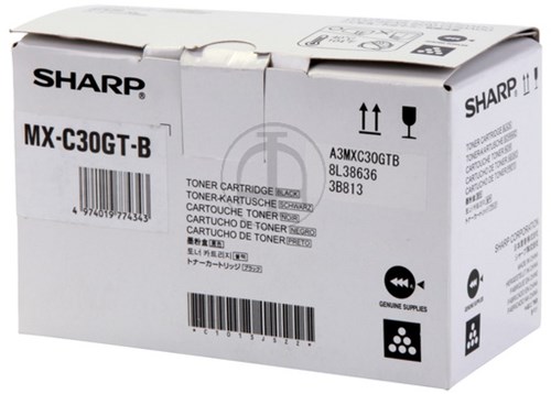 Sharp toner MXC30GTB zwart 6000pages black