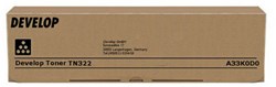 A33K0D0 DEVELOP TN322K ineo toner black 28.800pages