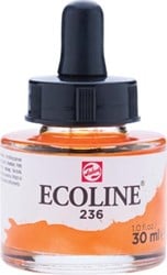 Talens Ecoline waterverf flacon van 30 ml lichtoranje