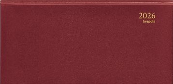 Brepols agenda Breprint Lima 6-talig, bordeaux, 2025-2026