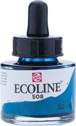 Talens Ecoline waterverf flacon van 30 ml pruisischblauw