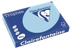 Clairefontaine Trophée Pastel, gekleurd papier, A3, 80 g, 500 vel, blauw