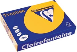 Clairefontaine Trophée Intens gekleurd papier A4 120 g 250 vel zonnebloemgeel