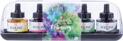 Talens Ecoline waterverf flacon van 30 ml set van 5 flacons in primaire kleuren