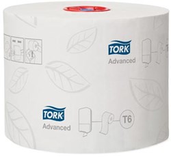 Tork toiletpapier Mid-Size 2-laags 100 meter systeem T6, pak van 27 rollen