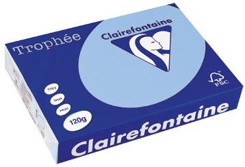 Clairefontaine Trophée Pastel gekleurd papier A4 120 g 250 vel helblauw
