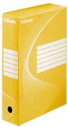 Archiefdoos Esselte Boxycolor 80mm geel