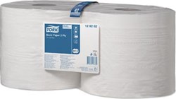 Poetsrol Tork W1 129262 2laags 23cmx340m 2rollen wit