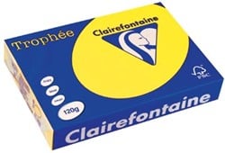 Clairefontaine Trophée Intens gekleurd papier A4 120 g 250 vel zonnegeel