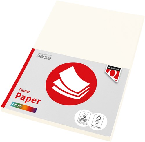 Kopieerpapier Fastprint A4 80gr roomwit 100vel