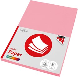 Kopieerpapier Fastprint A4 80gr roze 100vel