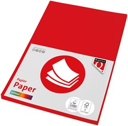 Kopieerpapier Fastprint A4 80gr felrood 100vel