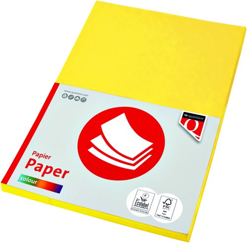 Kopieerpapier Fastprint A4 160gr geel 50vel
