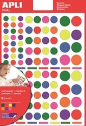 Apli verwijderbare stickers cirkels 624 stuks