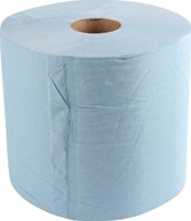 Tork Industrial Heavy Duty poetspapier rol 3-laags systeem W1/W2 blauw pak van 2 rollen-2