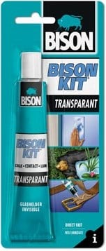 Bison kit contactlijm Transparant