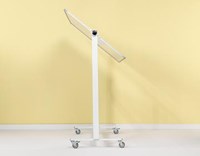 Verrijdbaar magnetisch whiteboard, emaille en aluminium, 120 x 150 cm-3