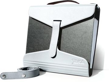 Ordner tas wit leder