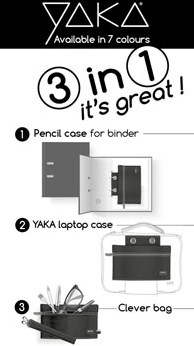 Yaka etui 3 in 1 kit, blauw-2