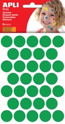 Apli Stickers cirkels groen diameter: 20 mm 192 stuks