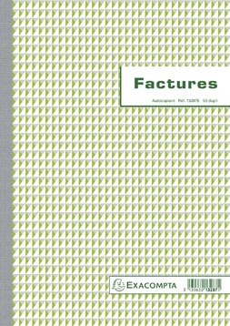 Exacompta facturen 29,7 x 21 cm dupli Franstalig