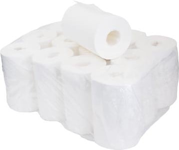 Poetspapier Mini  2-laags  70 m  pak van 12 rollen