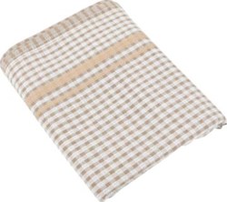 Keuken handdoeken 50 x 70 cm beige pak van 3 stuks