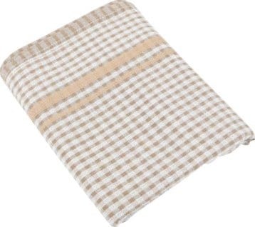 Keuken handdoeken 50 x 70 cm beige pak van 3 stuks